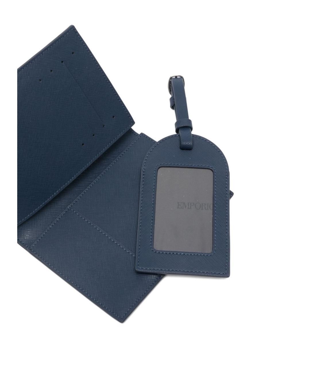 EMPORIO ARMANI Синий кошелек, фото 3