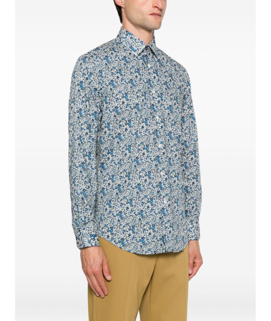 PAUL SMITH Мульти хлопковая кэжуал рубашка, фото 5