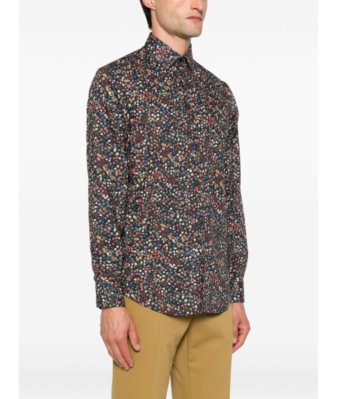 PAUL SMITH Мульти хлопковая кэжуал рубашка, фото 4