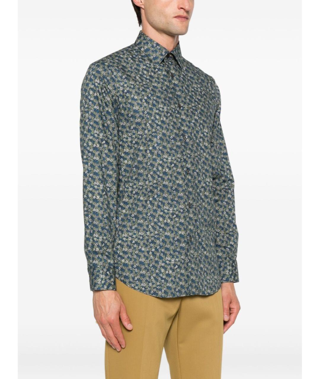 PAUL SMITH Мульти хлопковая кэжуал рубашка, фото 5