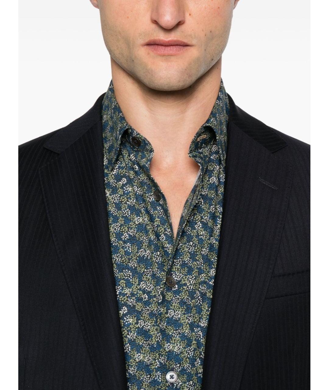 PAUL SMITH Мульти хлопковая кэжуал рубашка, фото 4