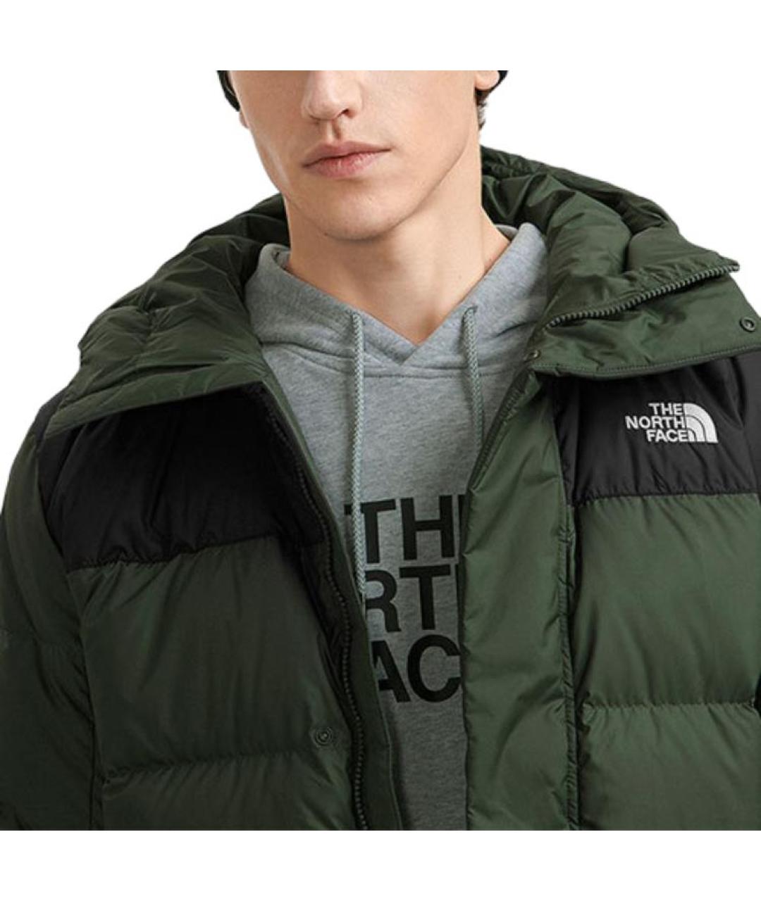 THE NORTH FACE Зеленый пуховик, фото 2