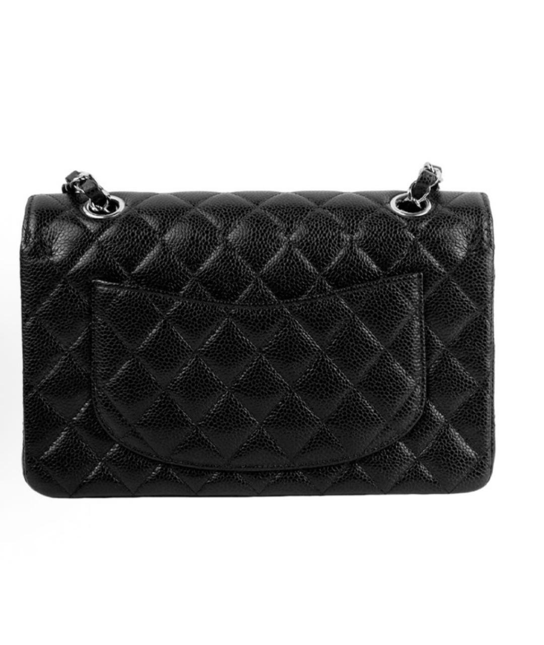 CHANEL Черная кожаная сумка через плечо, фото 3