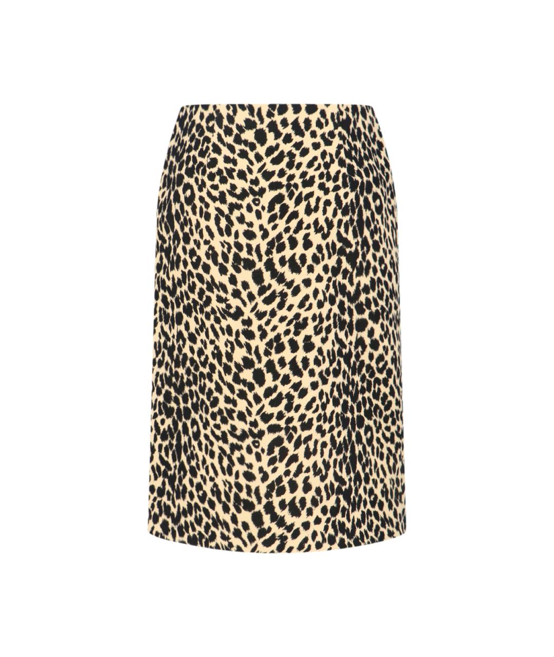 ASPESI Коричневая хлопковая юбка миди, фото 2