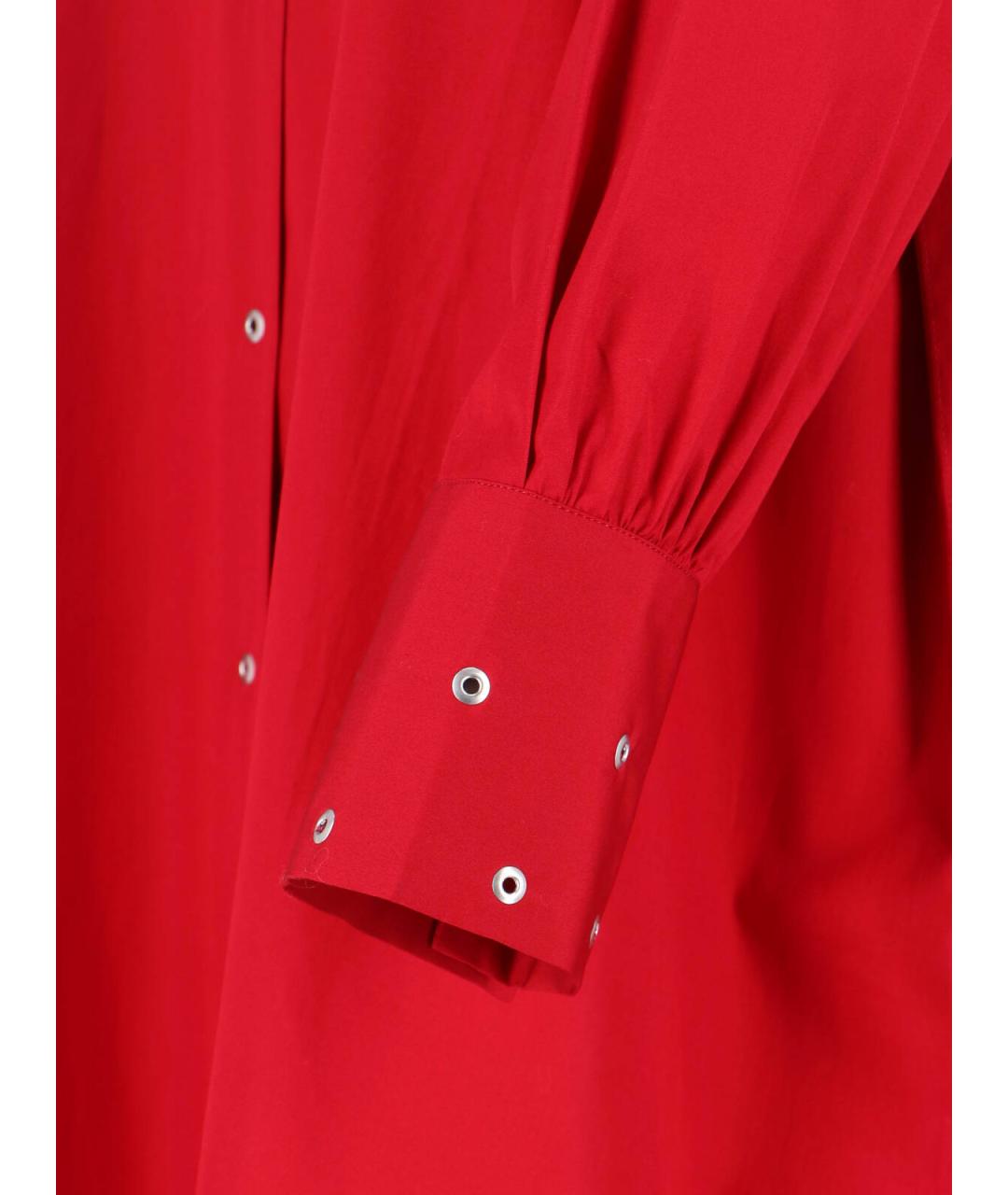 OUR LEGACY Красное хлопковое платье, фото 4