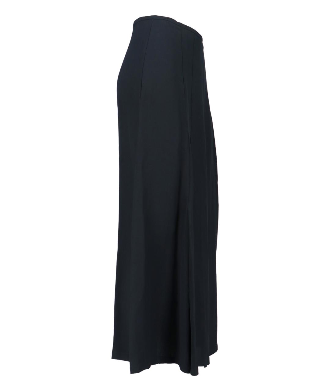 ASPESI Черная вискозная юбка макси, фото 3