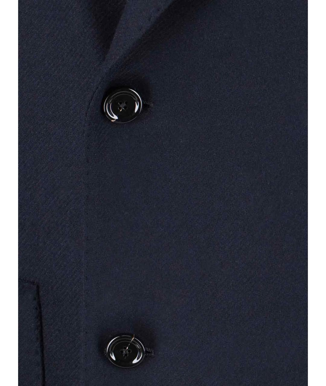 LARDINI Синий шерстяной пиджак, фото 4