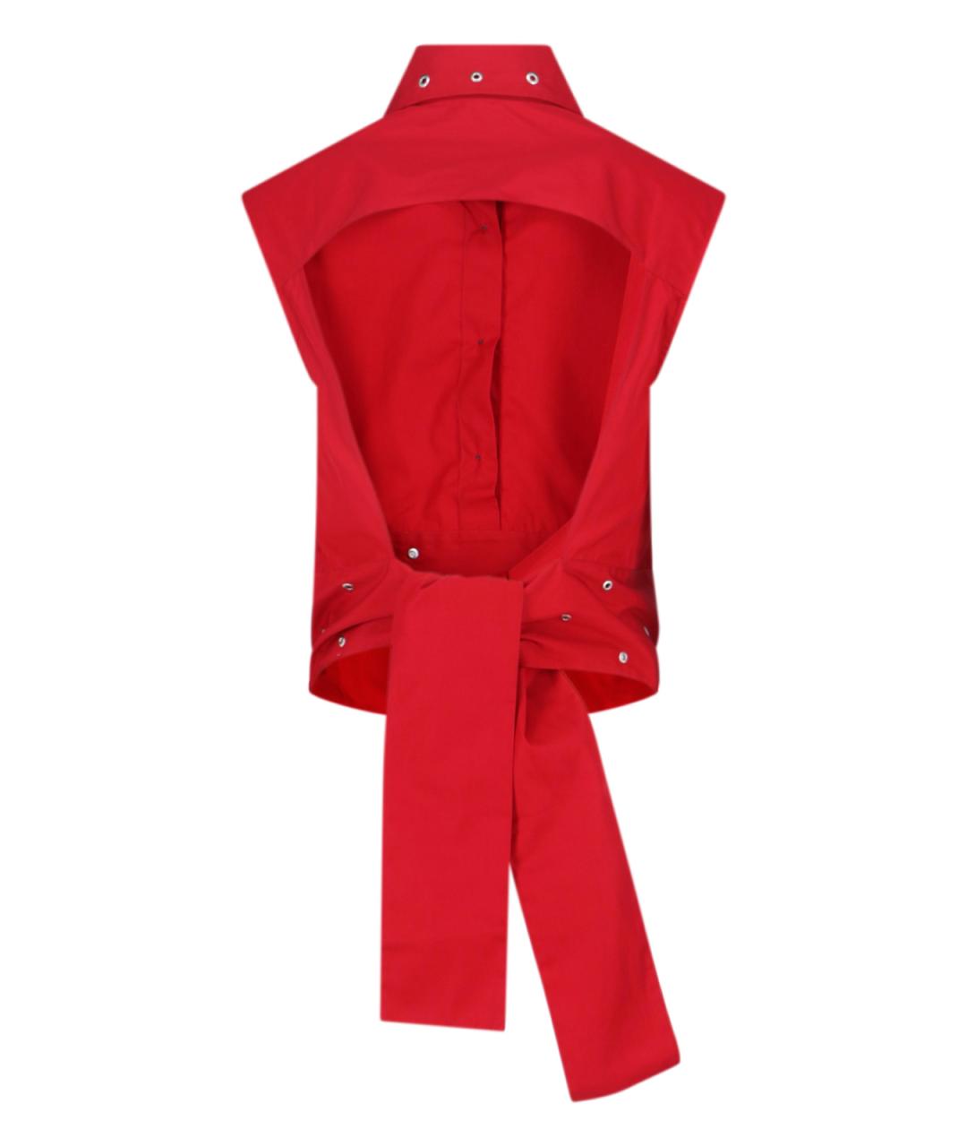 OUR LEGACY Красная хлопковая майка, фото 2