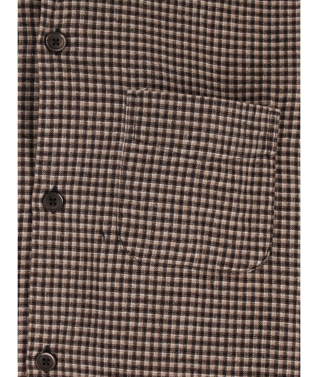 OUR LEGACY Бежевая хлопковая кэжуал рубашка, фото 3