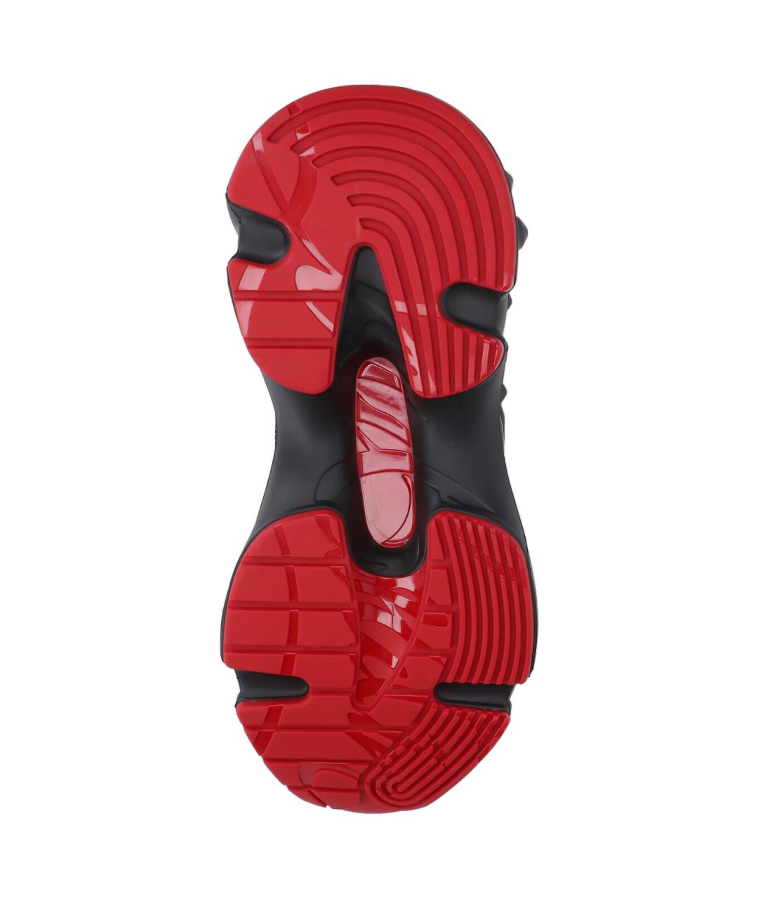 CHRISTIAN LOUBOUTIN Черные текстильные низкие кроссовки / кеды, фото 4