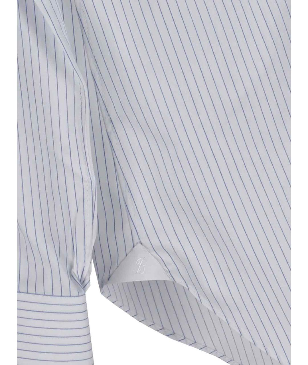 BARBA Белая хлопковая кэжуал рубашка, фото 3