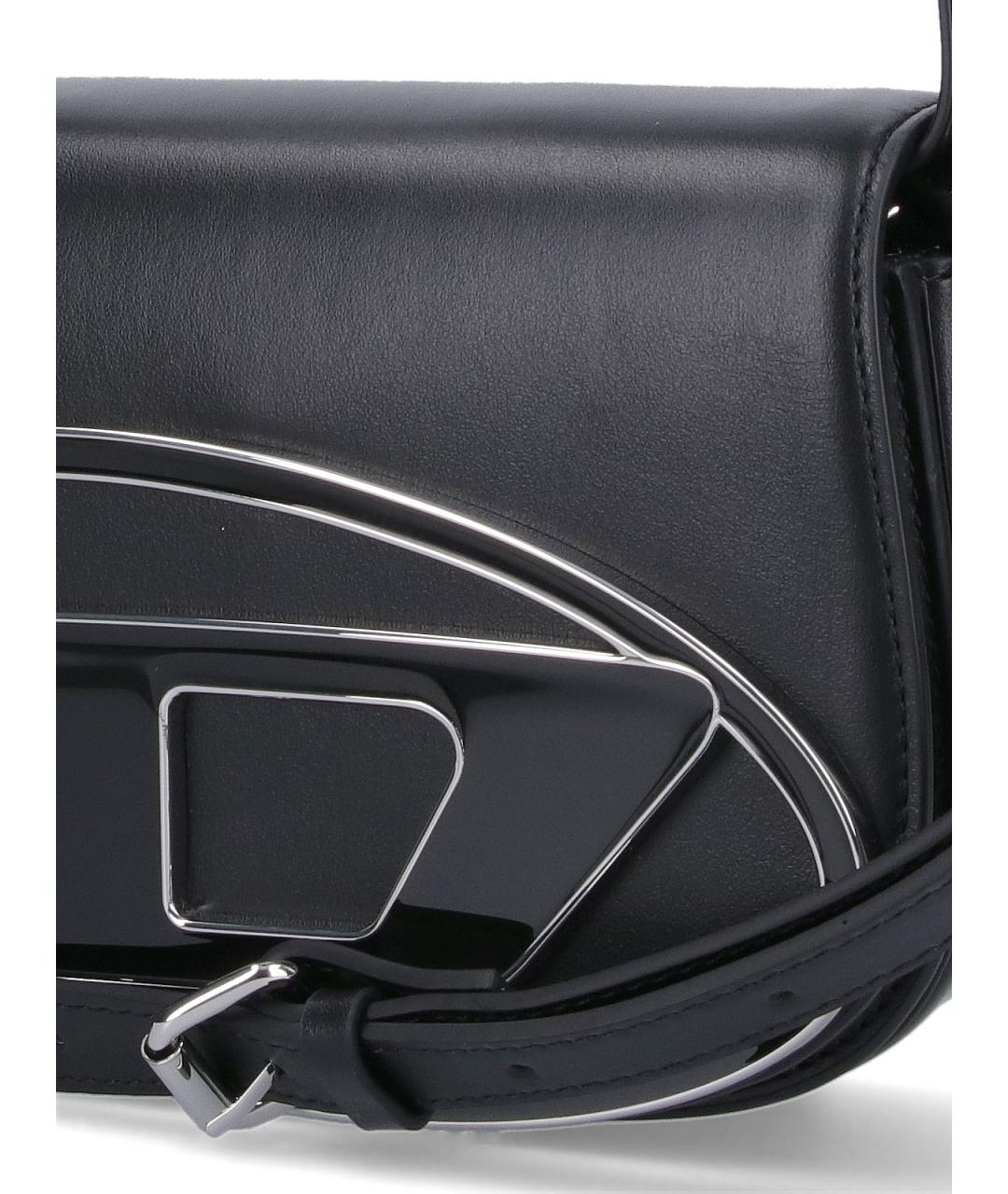 DIESEL Черная сумка через плечо, фото 4
