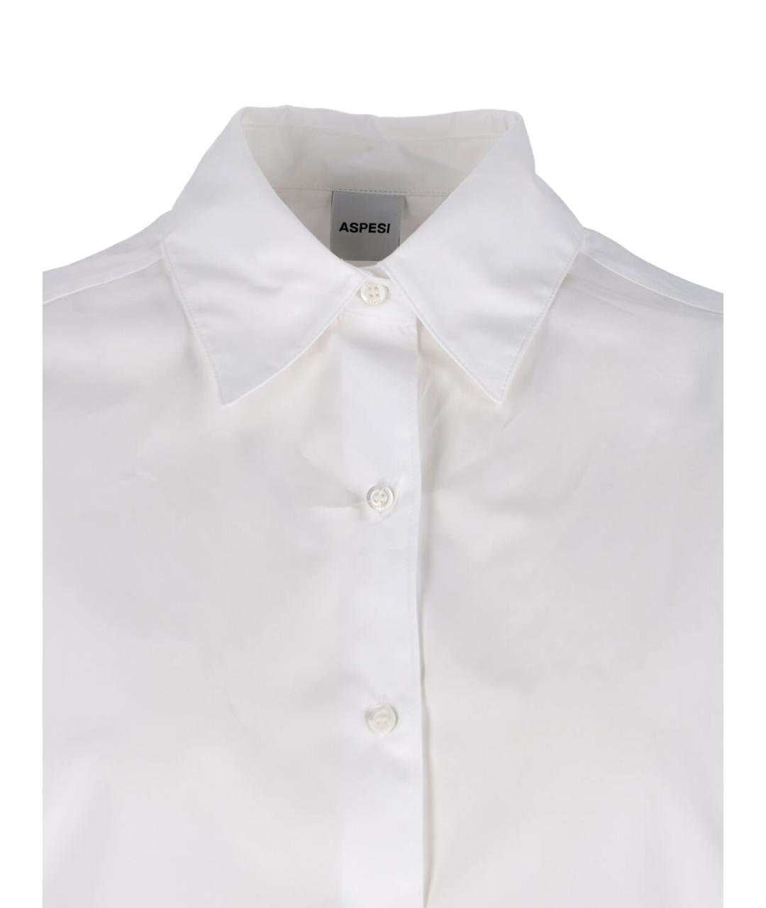 ASPESI Белая хлопковая рубашка, фото 3