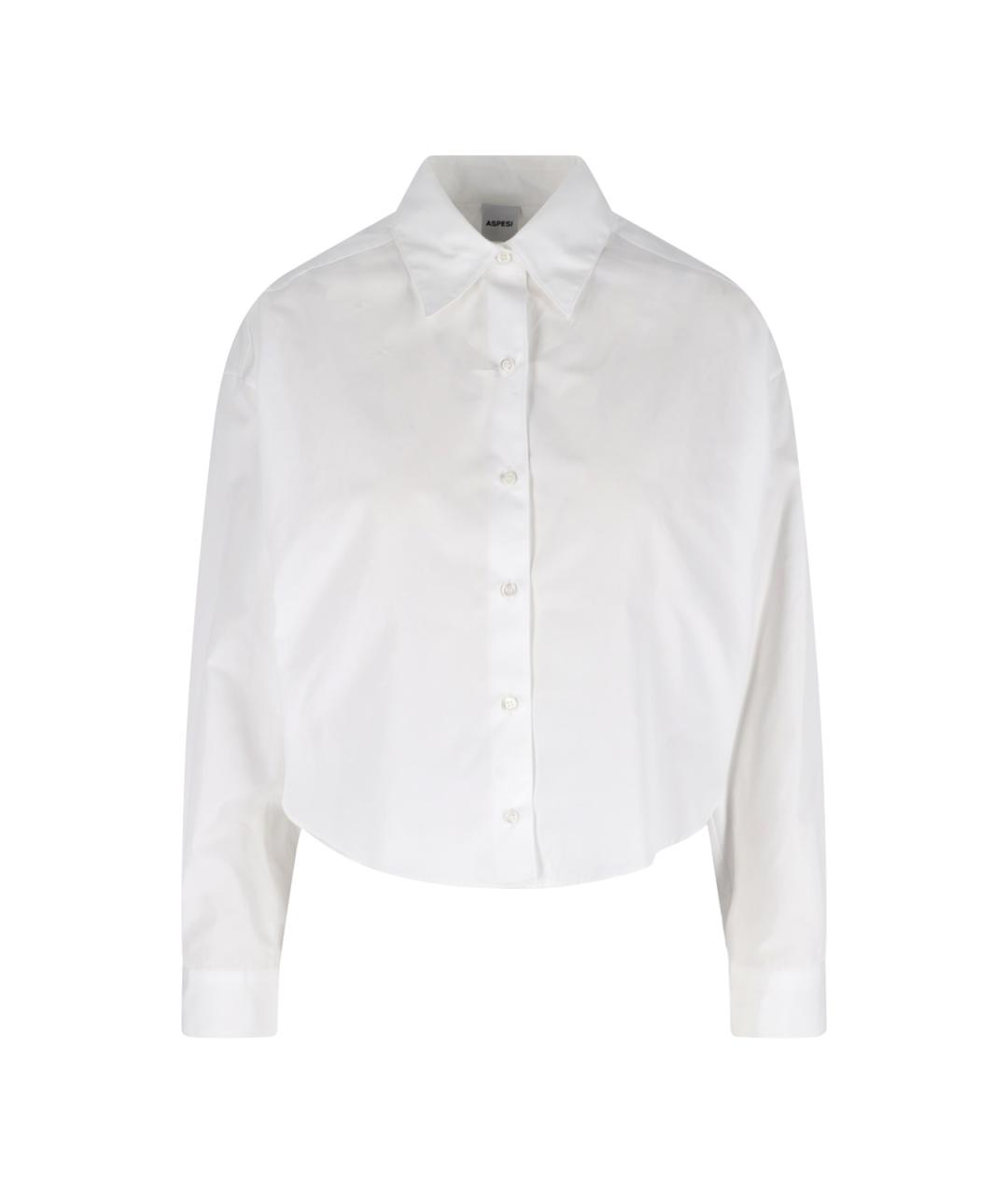 ASPESI Белая хлопковая рубашка, фото 1