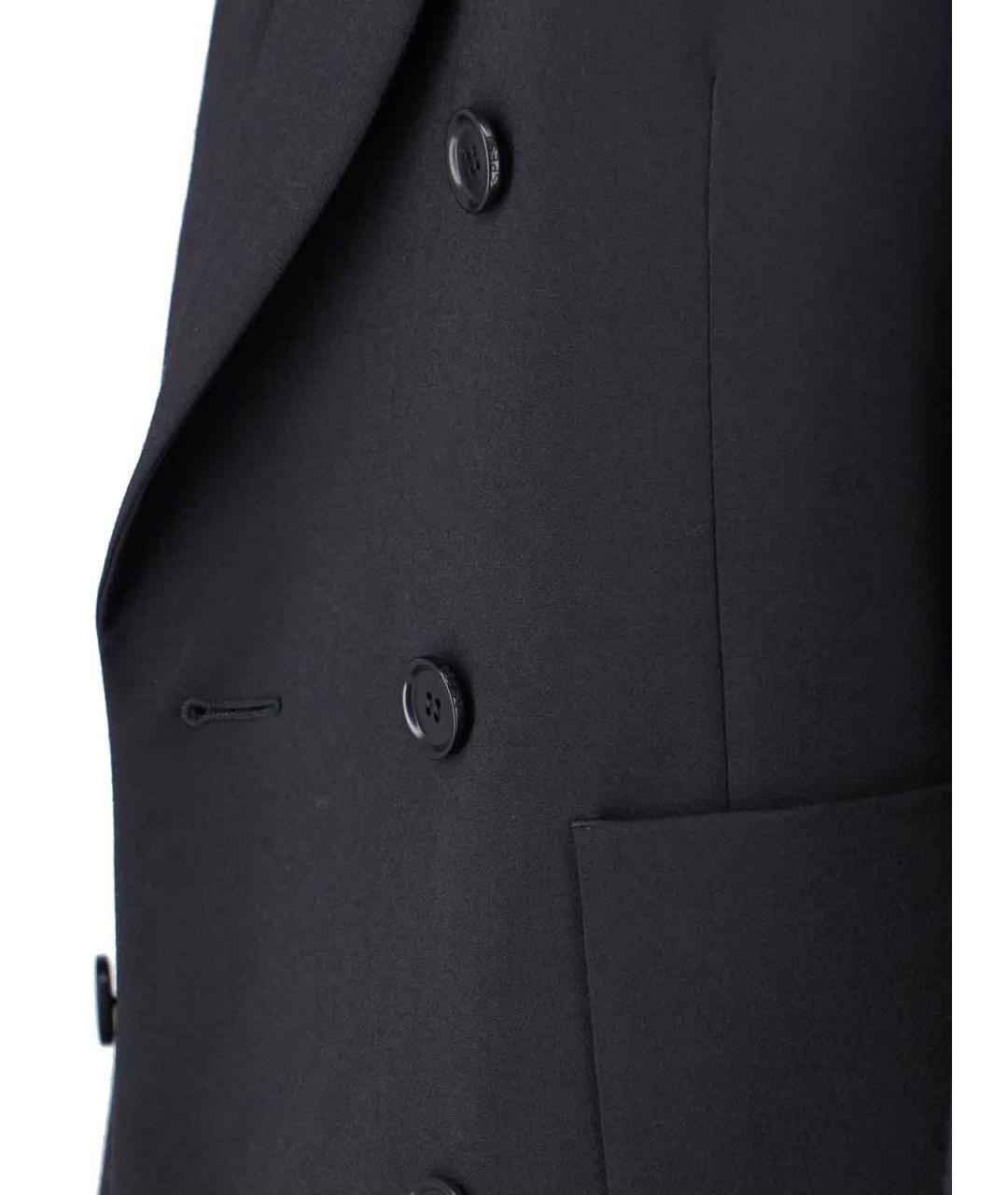 ASPESI Черный полиэстеровый костюм с брюками, фото 7