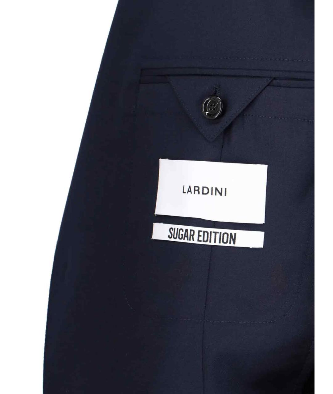 LARDINI Синий классический костюм, фото 4