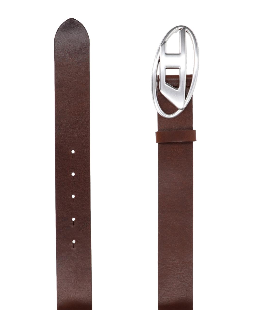 DIESEL Коричневый ремень, фото 2