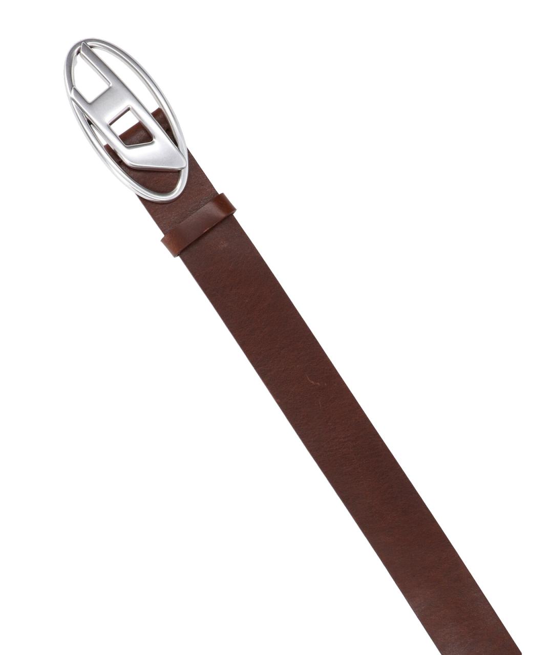 DIESEL Коричневый ремень, фото 3