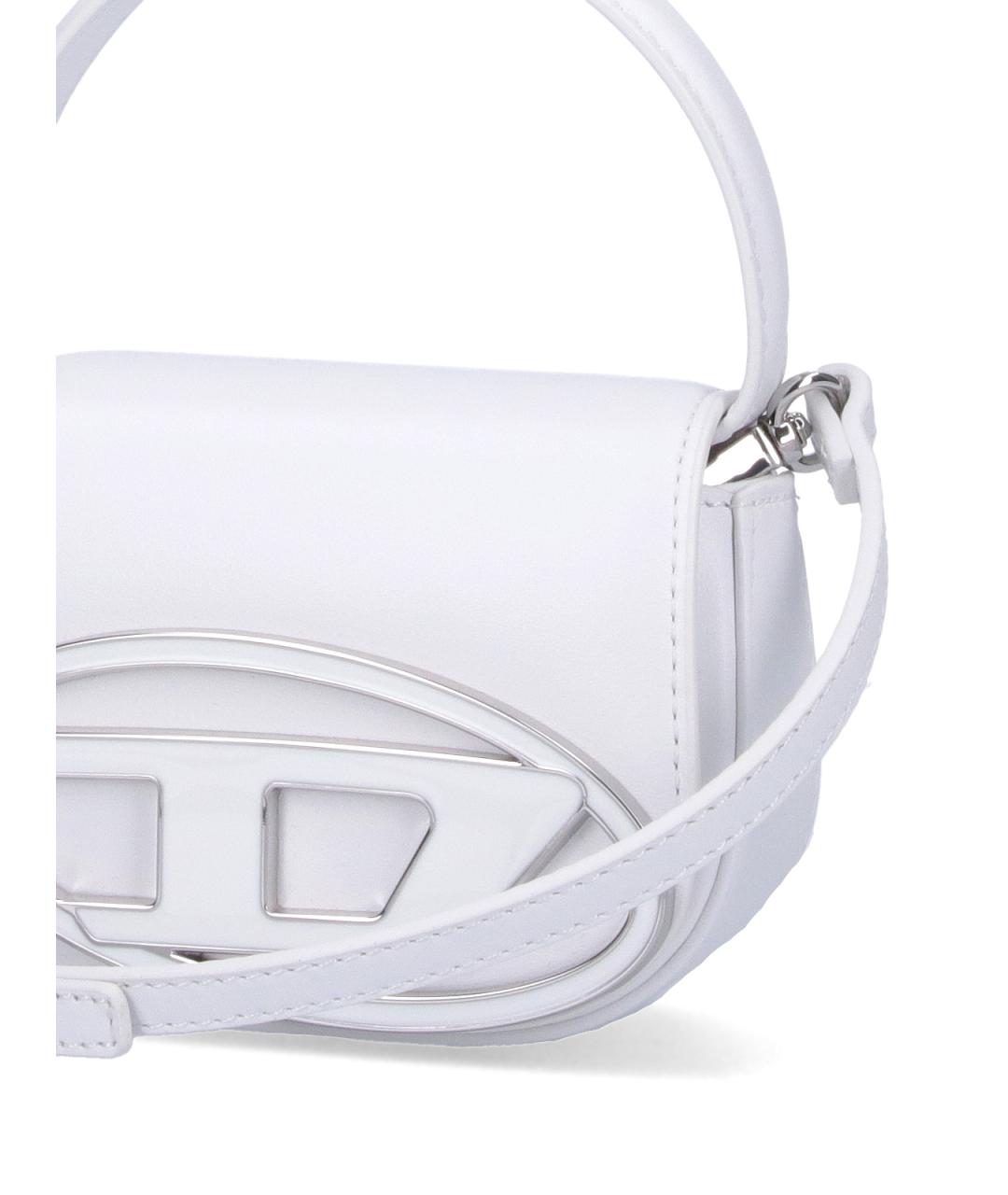 DIESEL Белая сумка с короткими ручками, фото 4