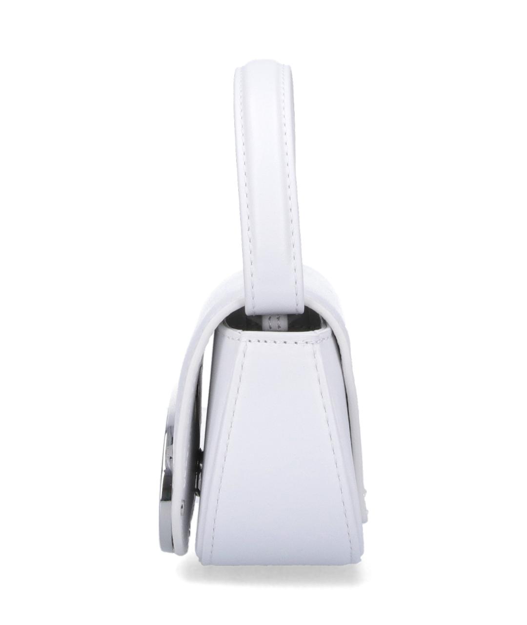 DIESEL Белая сумка с короткими ручками, фото 5