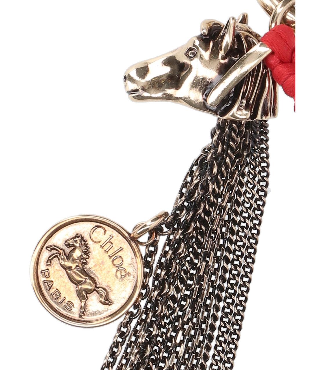 CHLOE Золотой брелок, фото 3