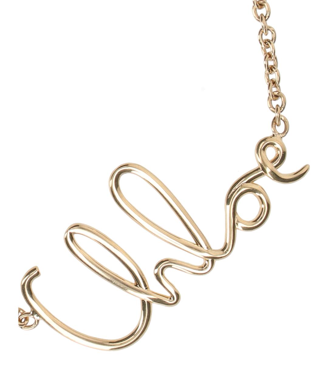 CHLOE Золотое металлическое колье, фото 3