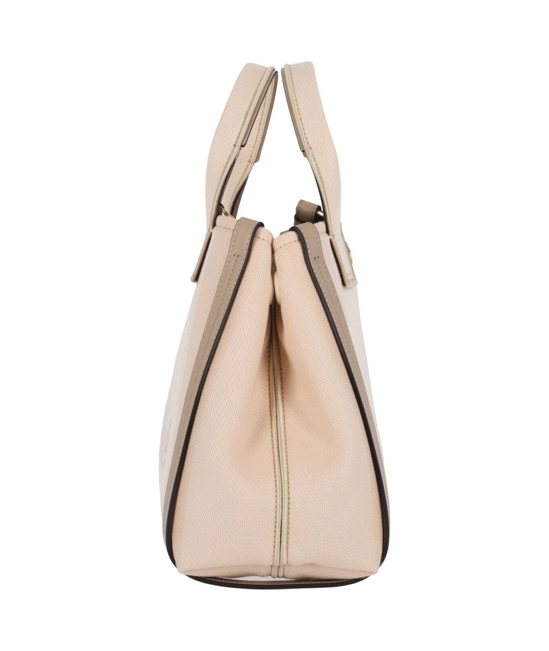 CHLOE Бежевая хлопковая сумка тоут, фото 7