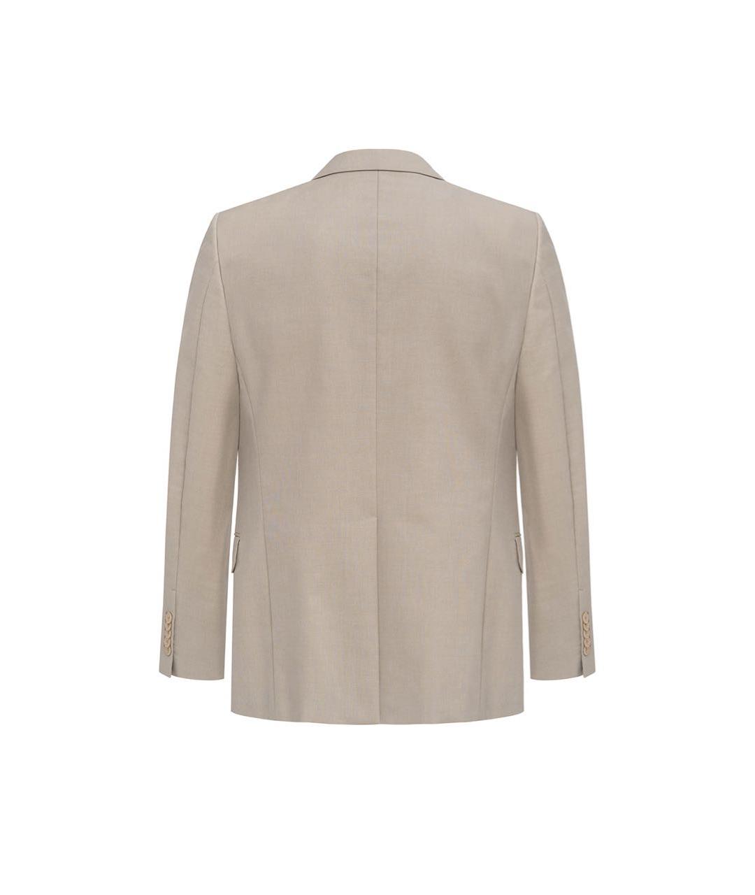 GUCCI Бежевый хлопковый пиджак, фото 2