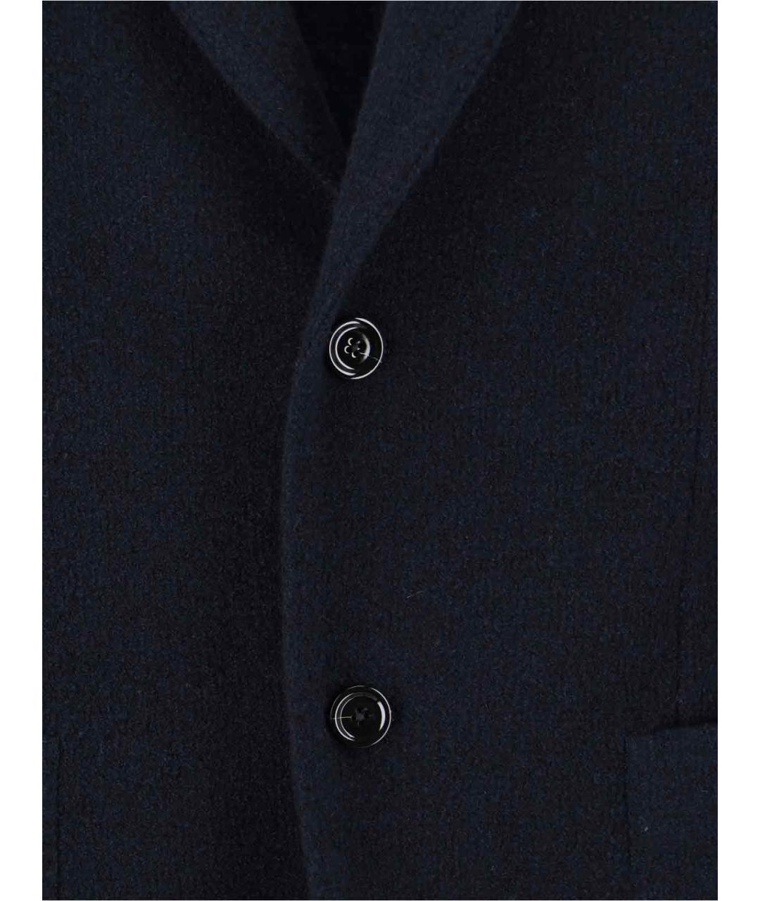 LARDINI Синий шерстяной пиджак, фото 3