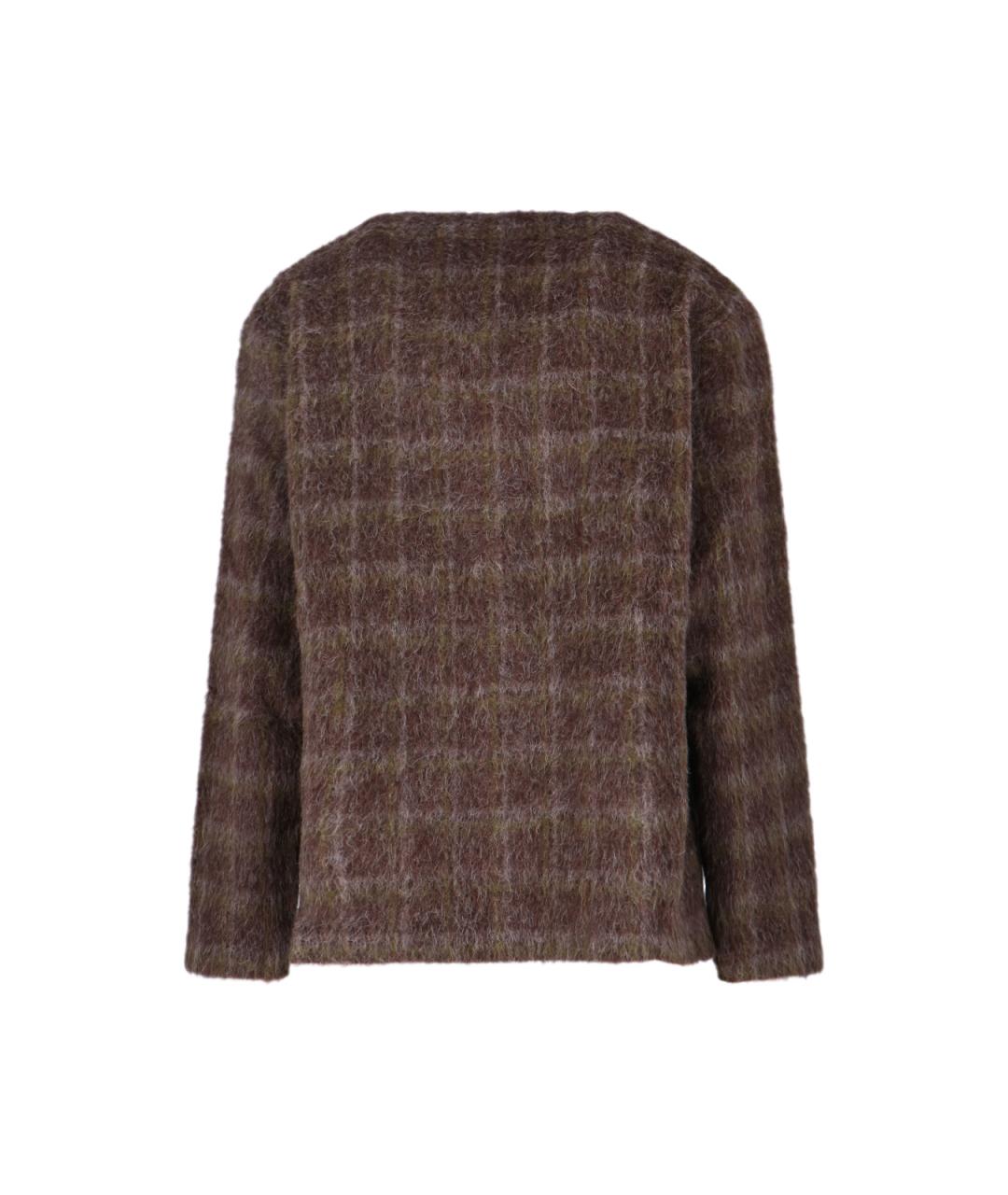 OUR LEGACY Коричневый шерстяной кардиган, фото 2