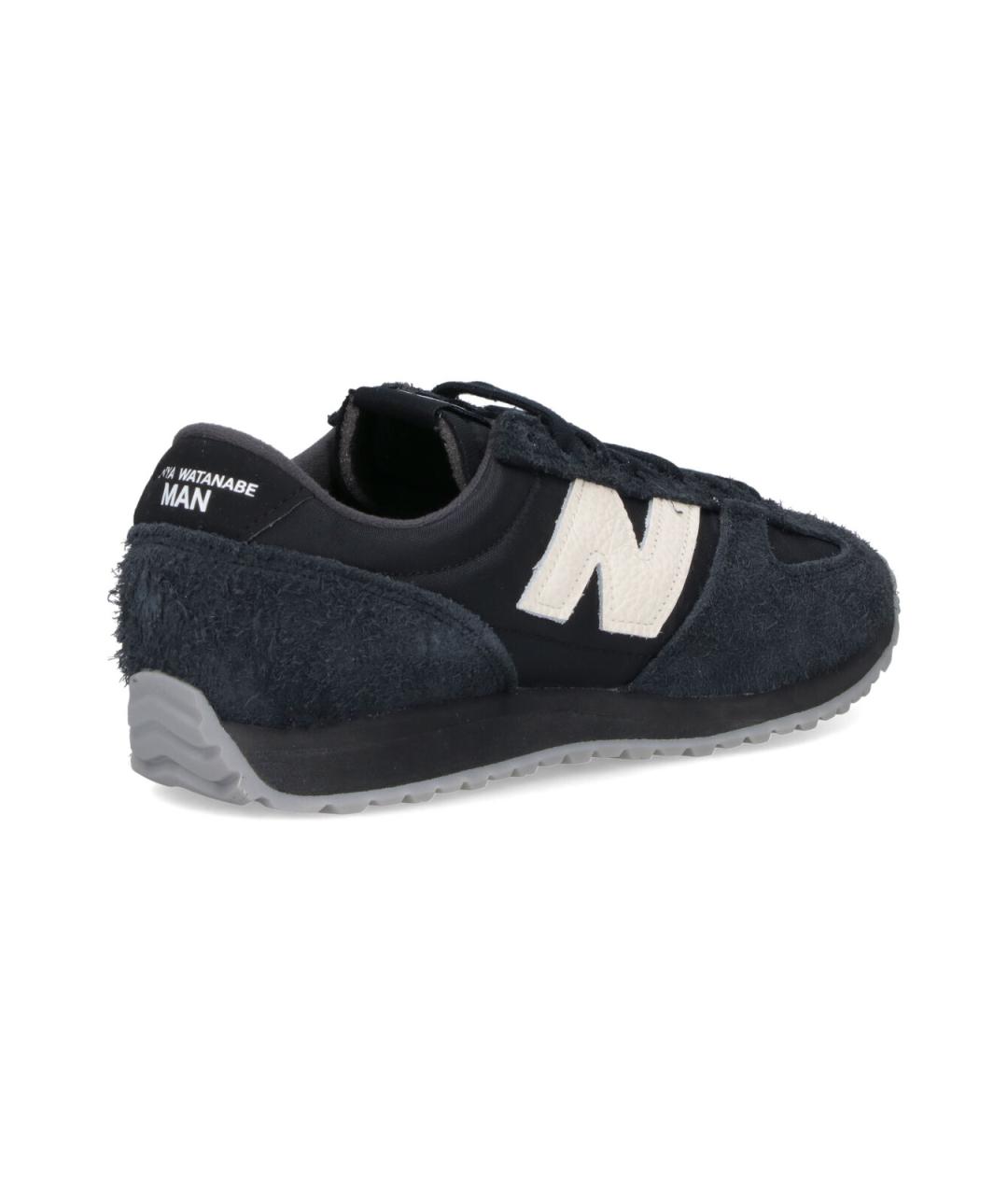 JUNYA WATANABE Черные замшевые низкие кроссовки / кеды, фото 4