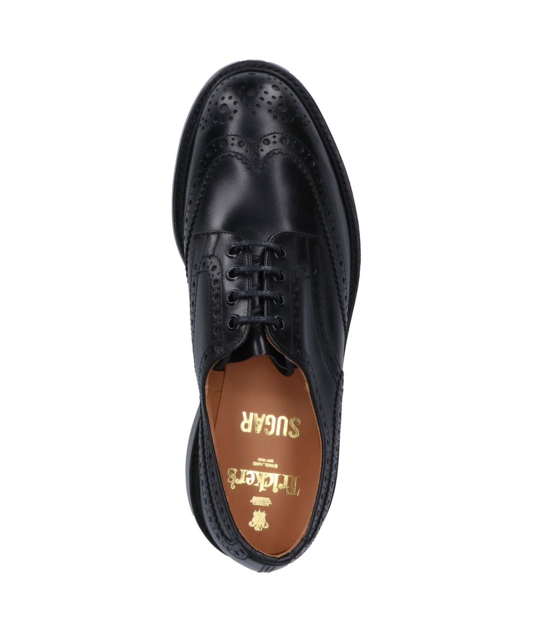 TRICKER'S Черные кожаные туфли, фото 5