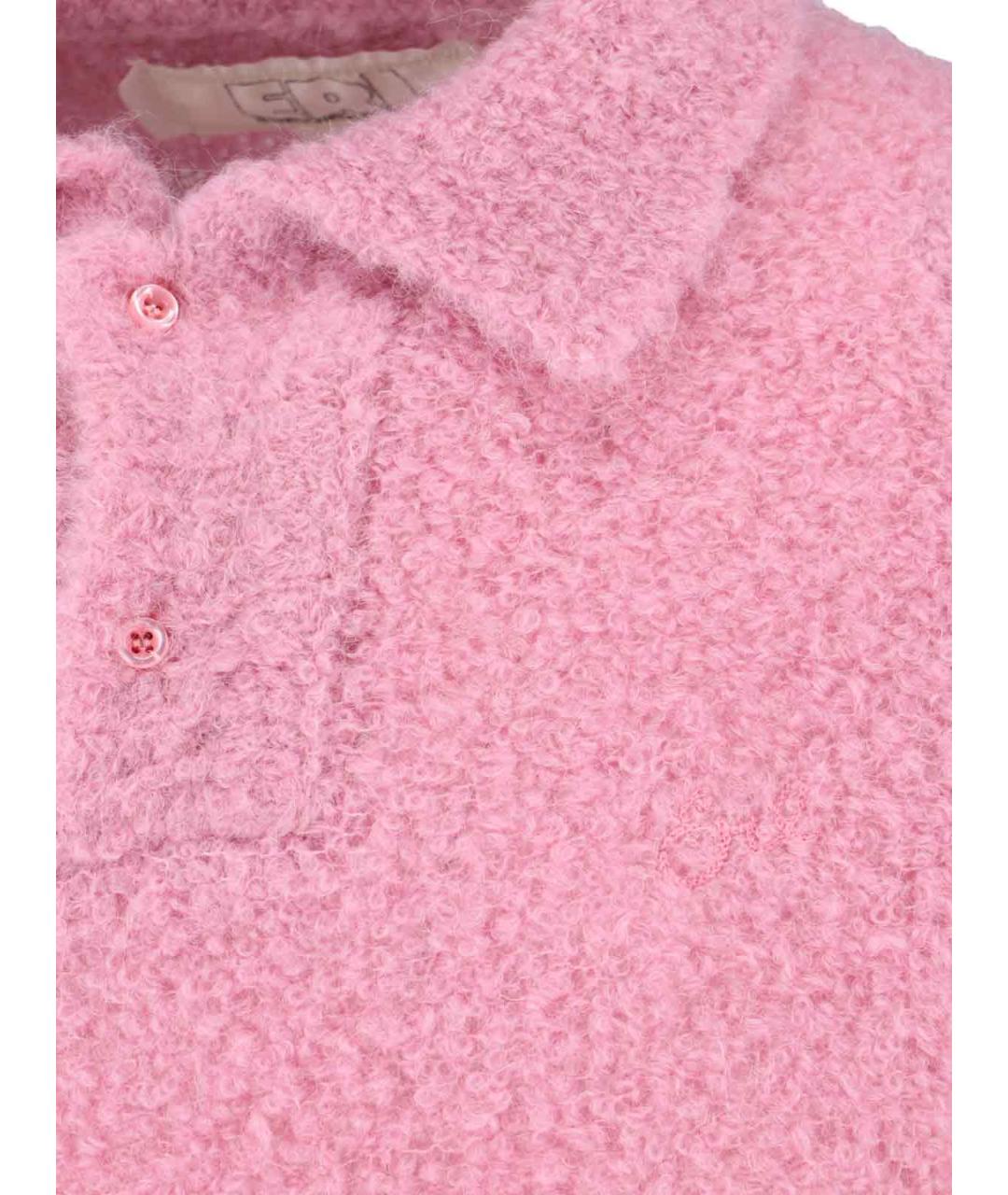 ERL Розовый шерстяной джемпер / свитер, фото 3