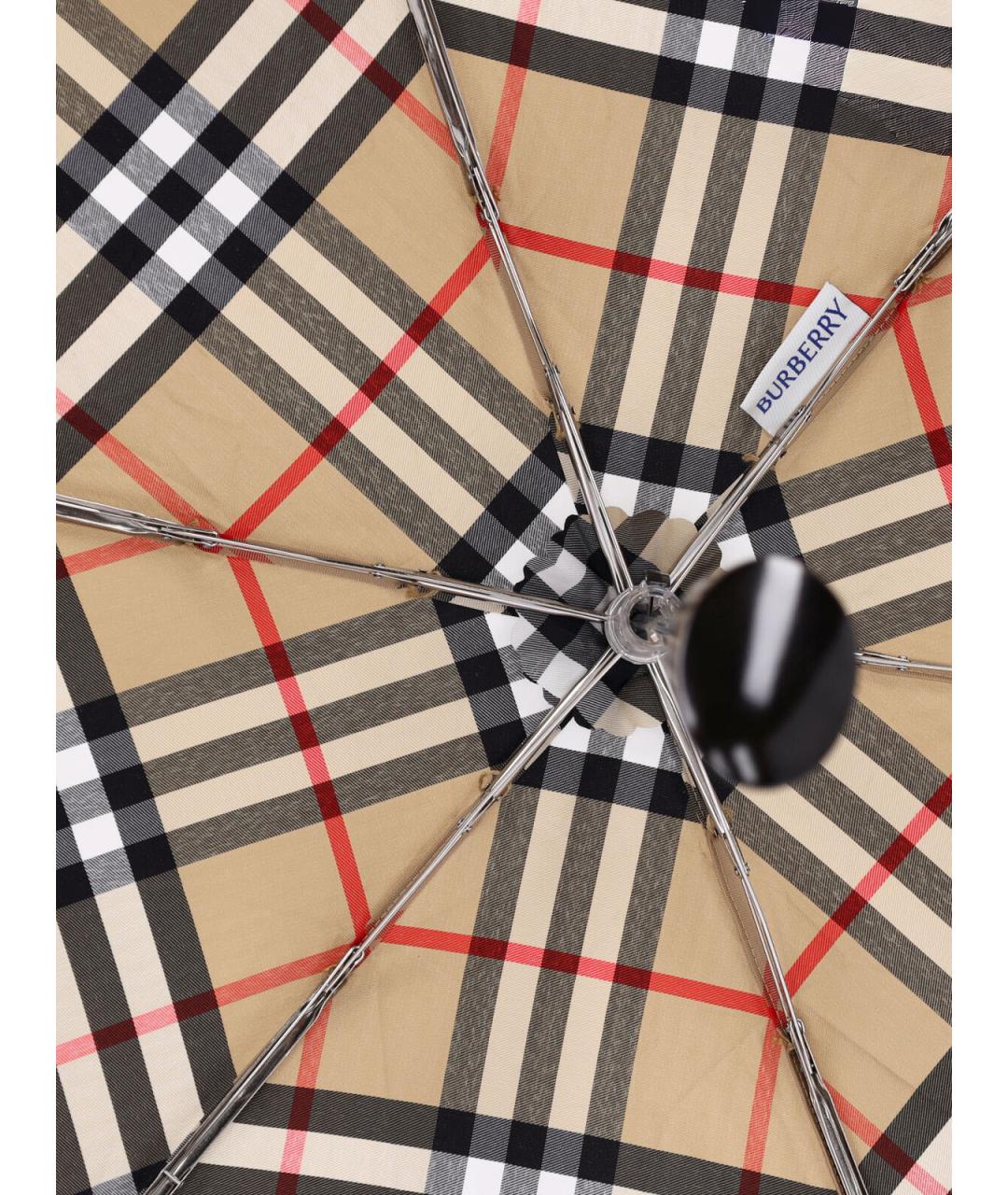 BURBERRY Бежевый зонт, фото 4