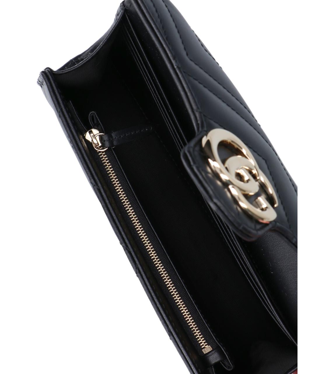 GUCCI Черный кожаный кошелек, фото 4