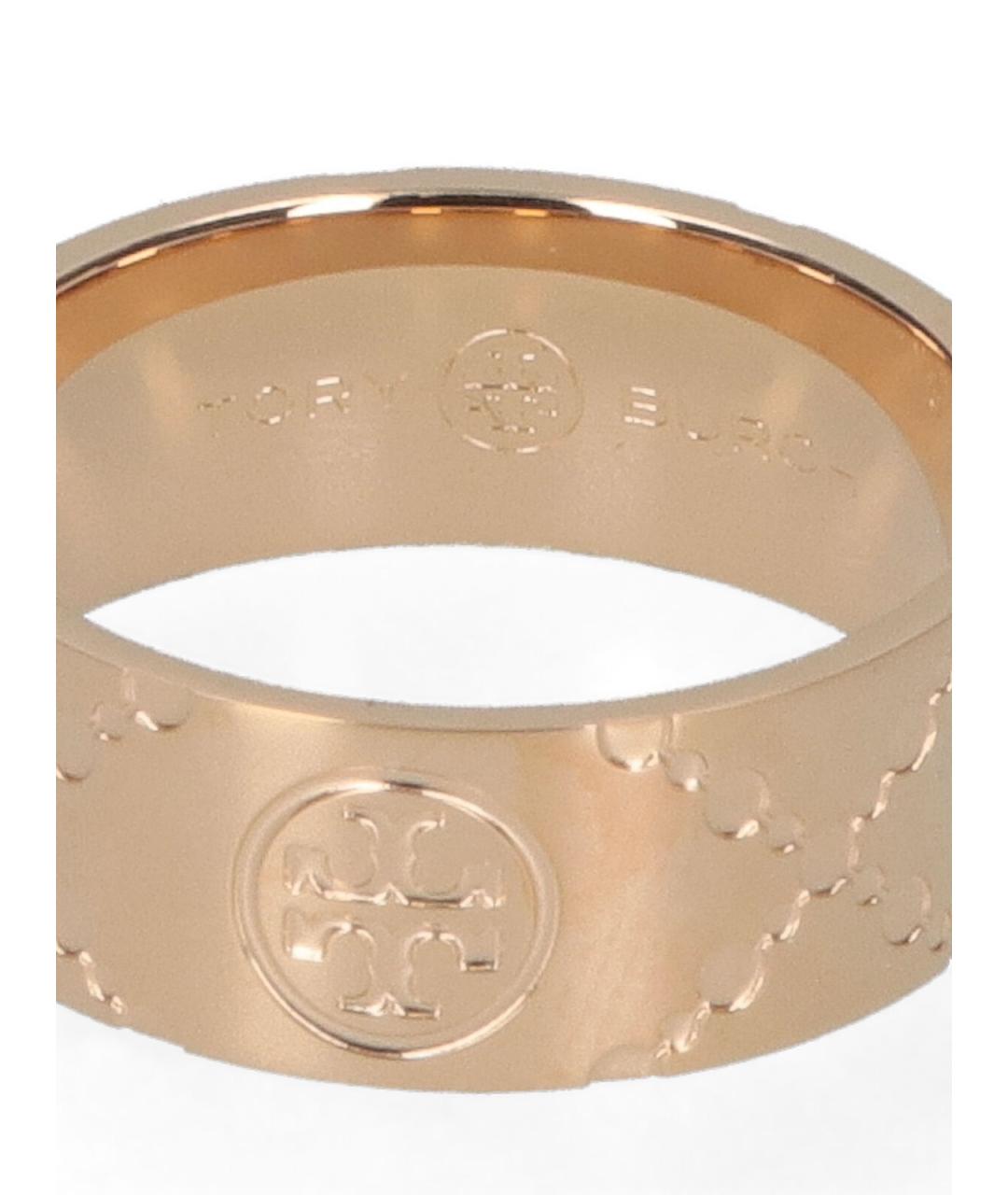 TORY BURCH Золотое металлическое кольцо, фото 3