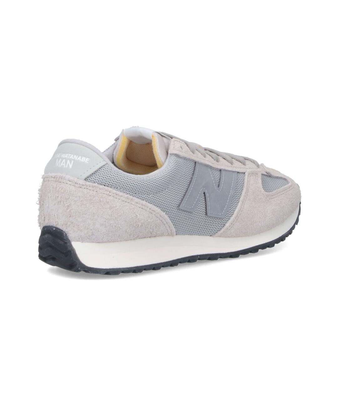 JUNYA WATANABE Серые текстильные низкие кроссовки / кеды, фото 4