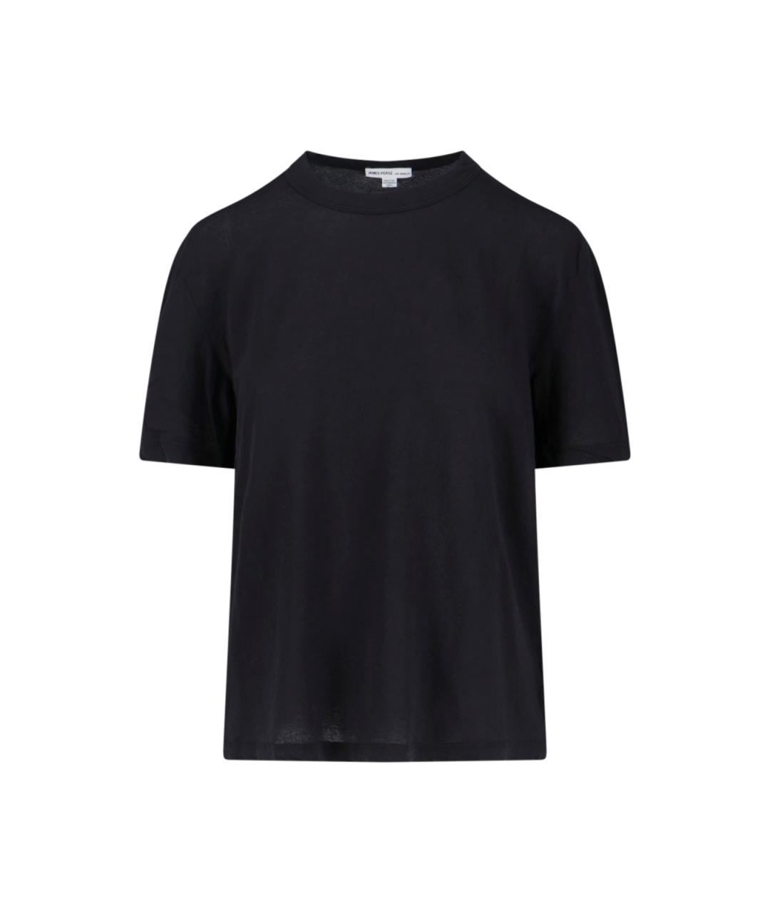JAMES PERSE Черная хлопковая футболка, фото 1