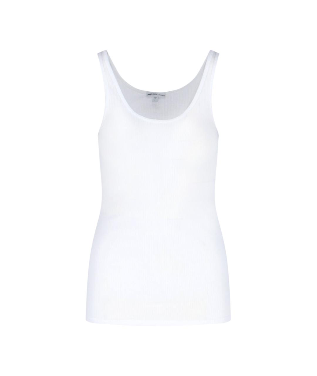 JAMES PERSE Белая хлопковая майка, фото 1