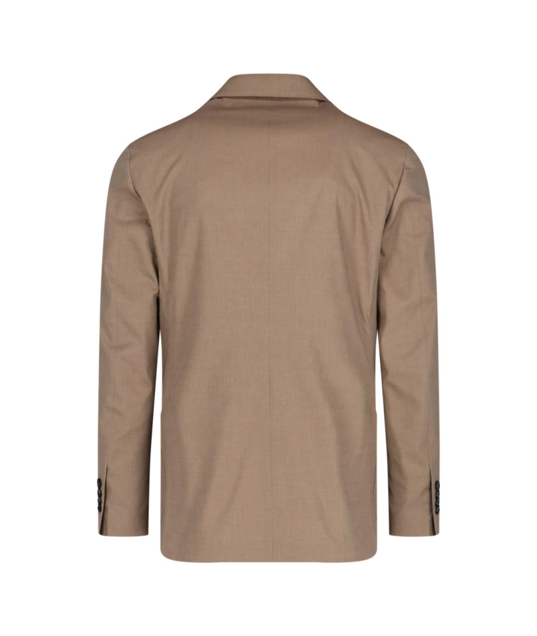 LARDINI Коричневый классический костюм, фото 2