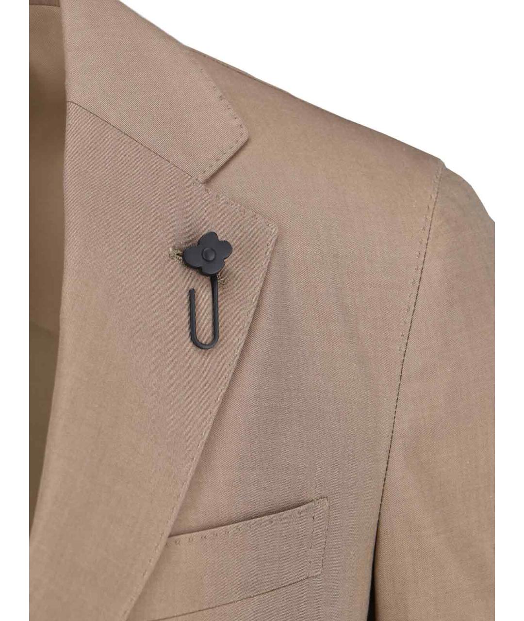 LARDINI Коричневый классический костюм, фото 5