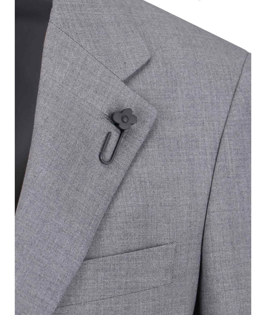 LARDINI Серый классический костюм, фото 6