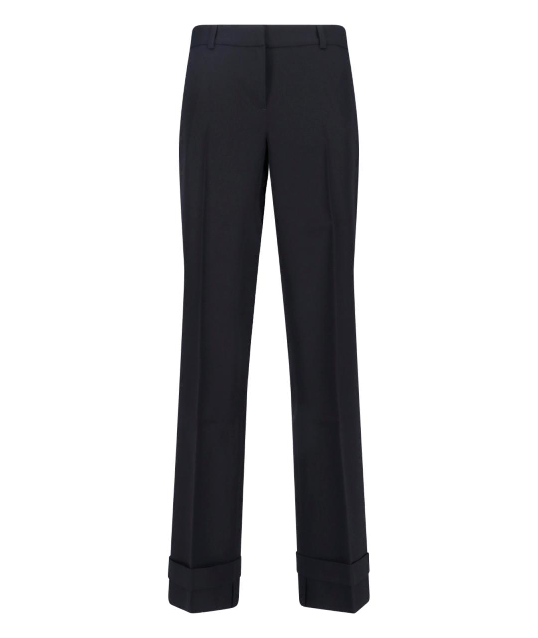 OUR LEGACY Черные шерстяные прямые брюки, фото 1