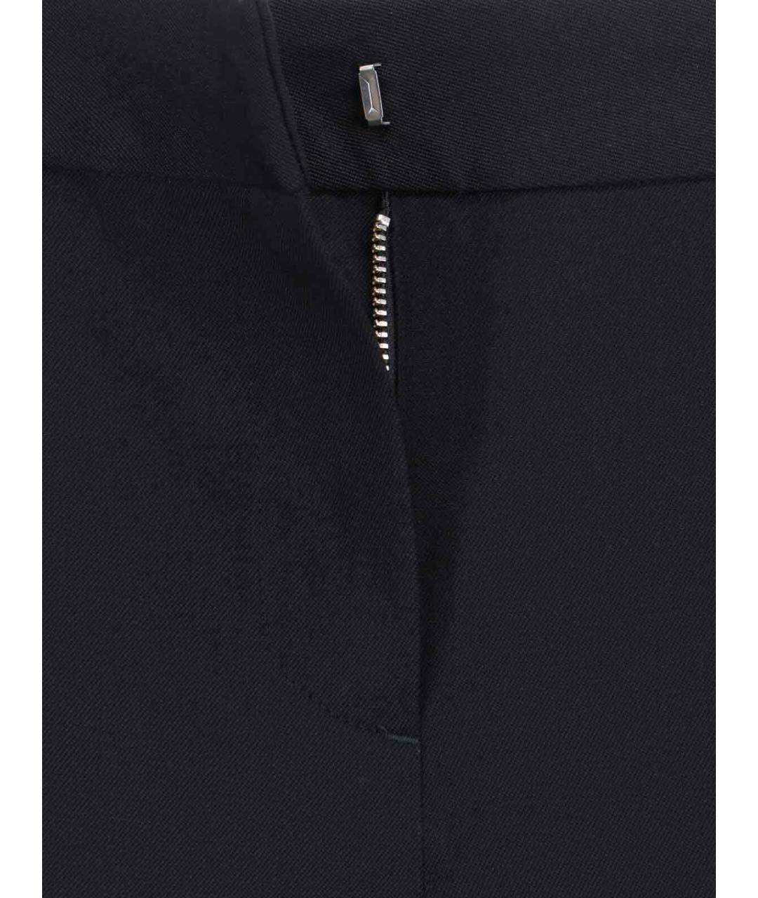 OUR LEGACY Черные шерстяные прямые брюки, фото 5