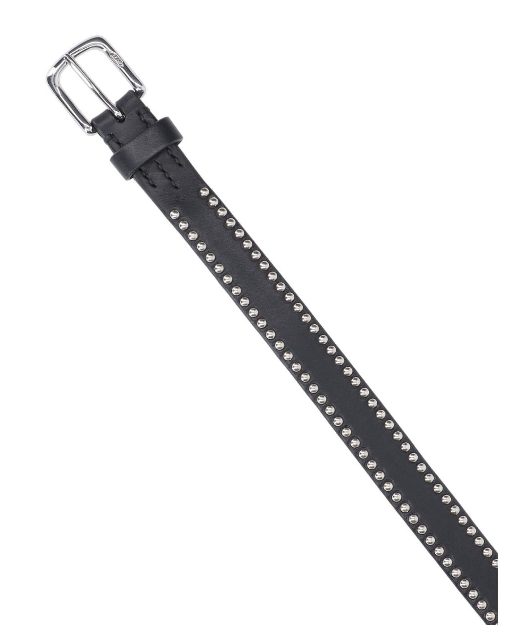 J&M Davidson Черный кожаный ремень, фото 3