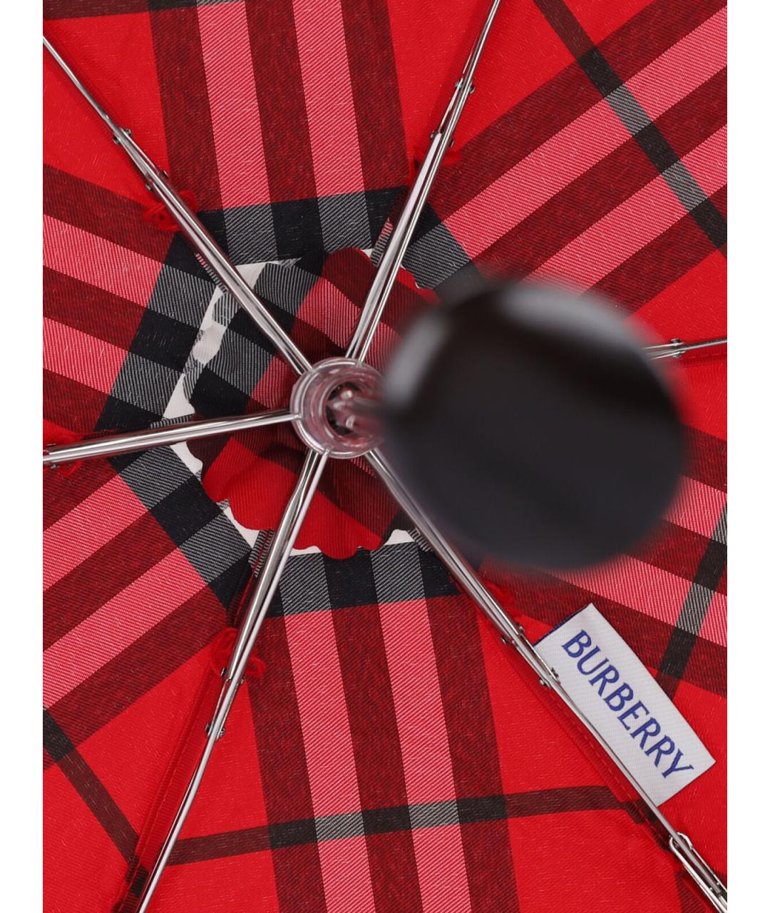 BURBERRY Красный зонт, фото 4
