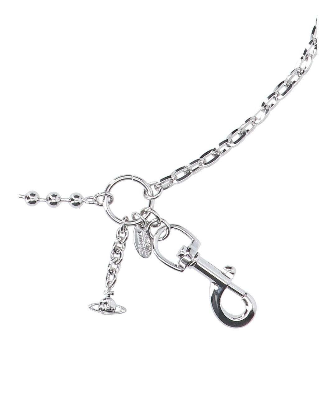 VIVIENNE WESTWOOD Серебрянный металлический браслет, фото 2