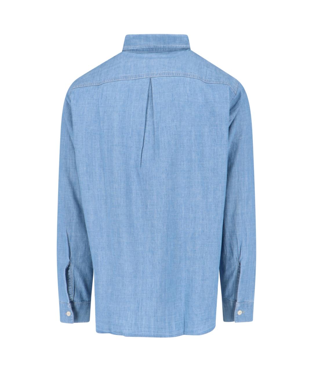 LEVI'S Синяя хлопковая кэжуал рубашка, фото 2