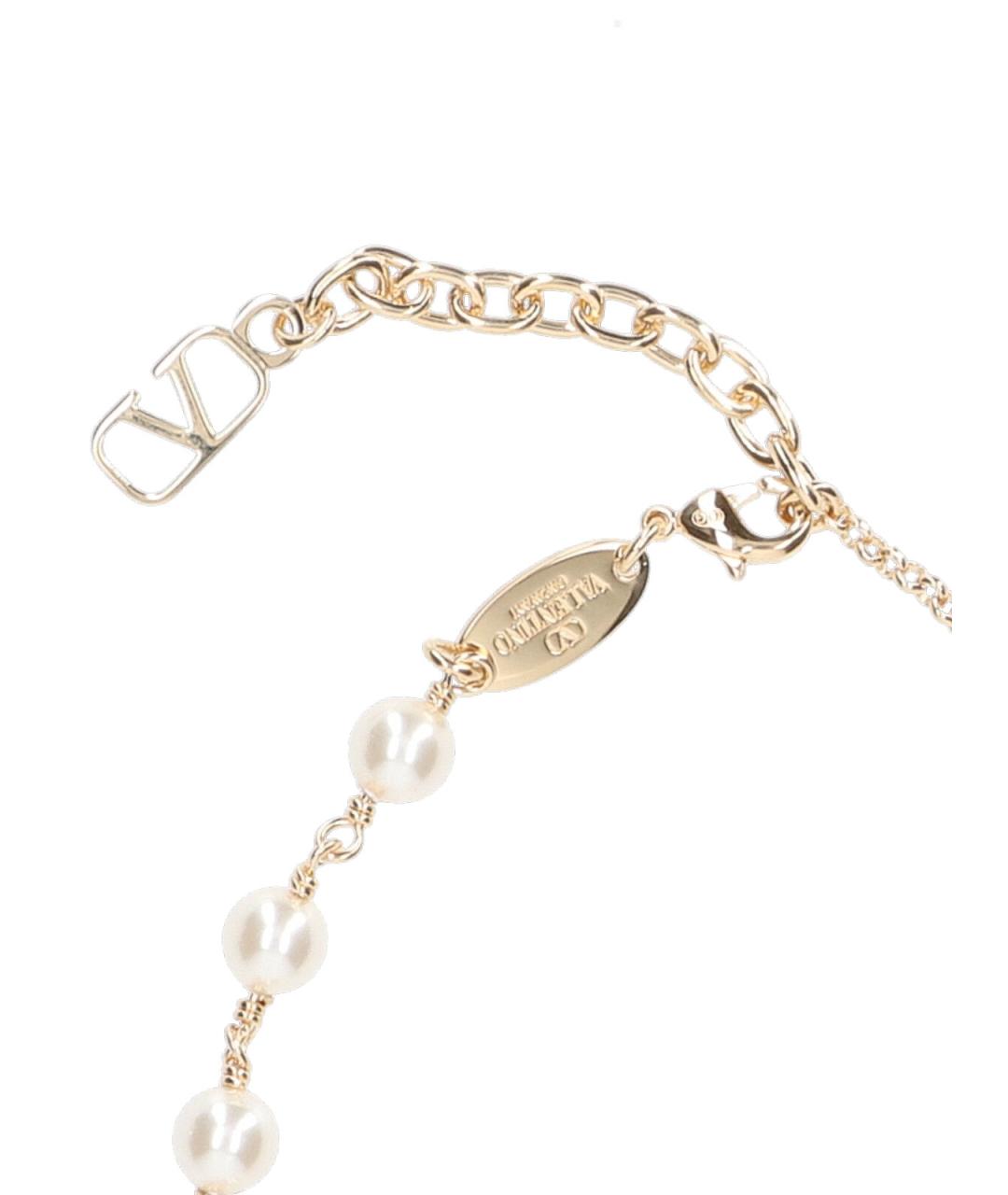 VALENTINO Золотой металлический браслет, фото 2