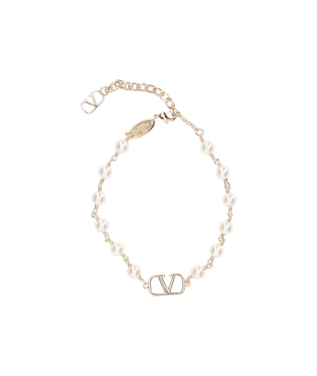 VALENTINO Золотой металлический браслет, фото 1